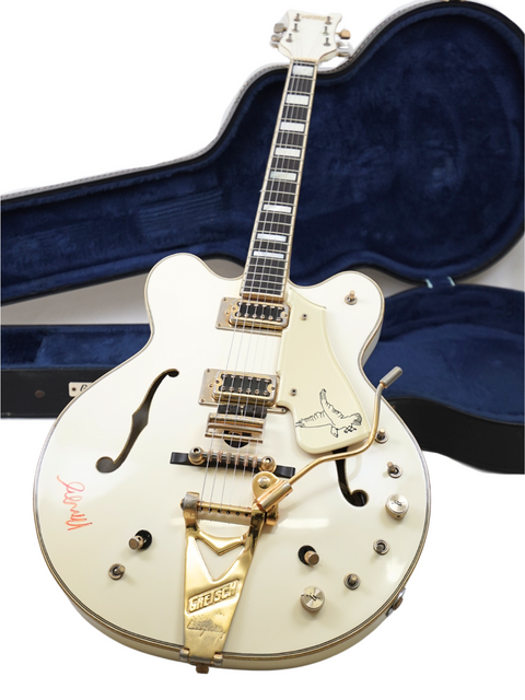 Vintage Gretsch White Falcon 7594 Signed by Neil Young - USA 1972