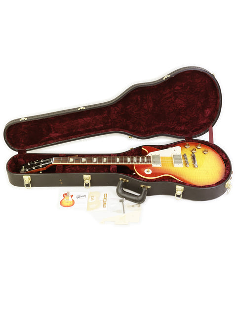 SOLD - Gibson 50th Anniversary '58 Les Paul Standard Flame Top Reissue LPR-8 Tom Murphy Aged - USA 2008