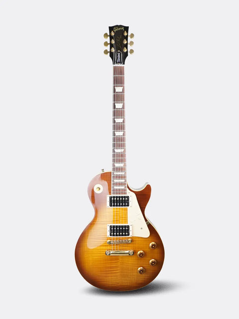 1995 Gibson Jimmy Page Signature Les Paul guitar with a sunburst finish on a white background