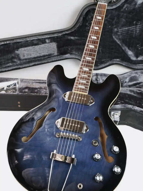 SOLD - Epiphone Gary Clark Jr. "Blak & Blu" Casino - 2015