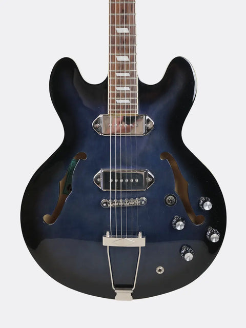 SOLD - Epiphone Gary Clark Jr. "Blak & Blu" Casino - 2015