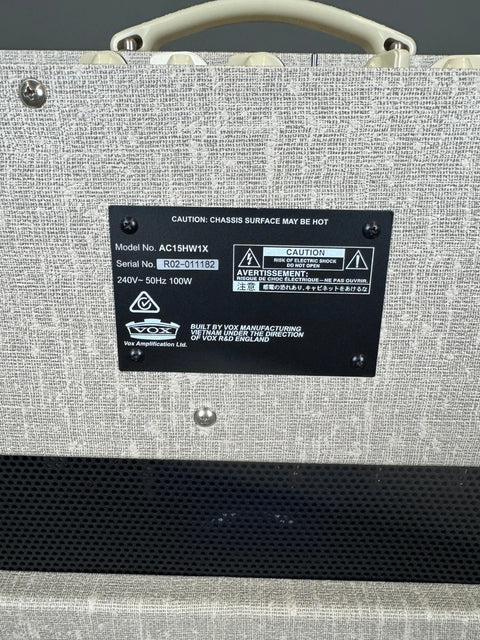 VOX AC-15 HW1X Handwired - 2019