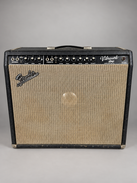 26057 Vintage Fender Vibroverb Factory JBL Speaker USA 1964 – straight front combo amplifier