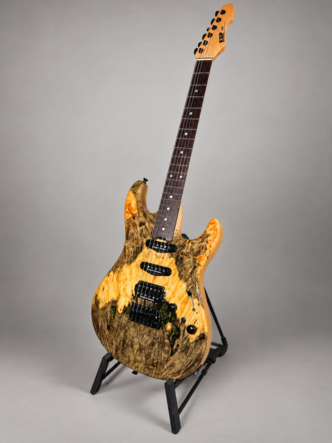 ESP Snapper CTM Custom Shop Buckeye Burl HR - Japan 2022, photo 7 of 13