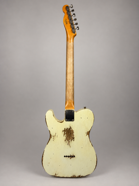 Fender Custom Shop Limited Edition '63 Telecaster Heavy Relic Super Faded Aged Olympic White - USA 2018, photo 3 of 13