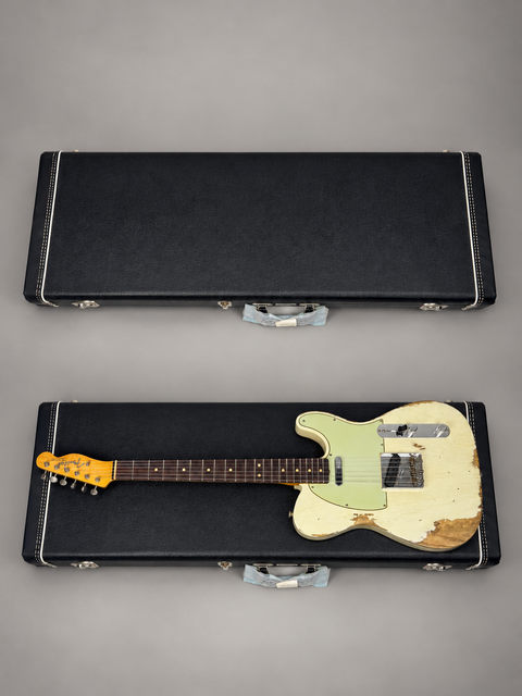 Fender Custom Shop Limited Edition '63 Telecaster Heavy Relic Super Faded Aged Olympic White - USA 2018, photo 11 of 13