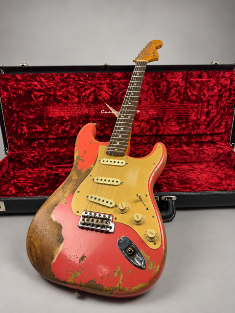 Fender Custom Shop Limited Edition Big Head Stratocaster Super Heavy Relic Aged Fiesta Red - USA 2019, photo 13 of 13
