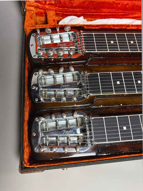 SOLD - Vintage Fender Stringmaster T8 Triple Neck Console Steel - USA 1964