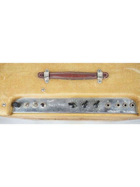 Vintage Fender Super Amp 2 x 10" Combo 5C4 Circuit - USA 1954