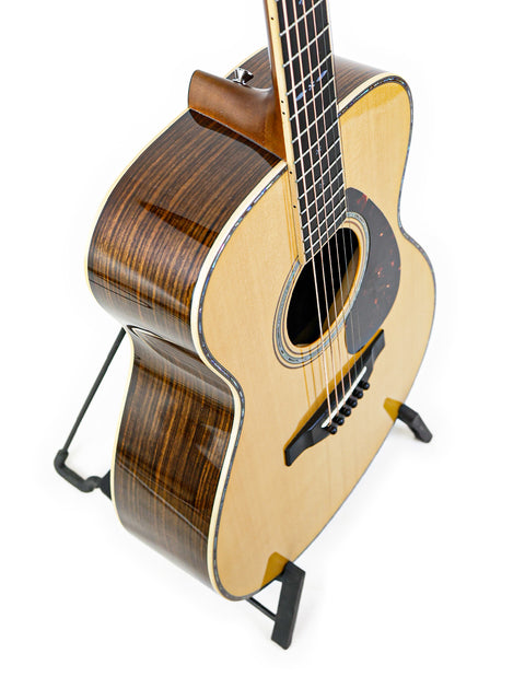A stunning Yamaha FX-S1 acoustic guitar, LS36 ARE model from Japan, made in 2020, highlighting its beautiful finish and quality.