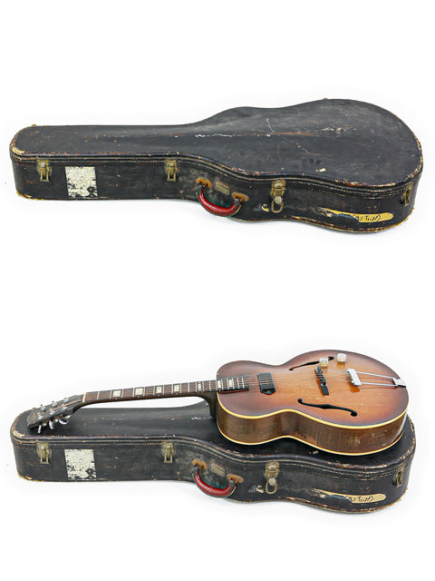 A stunning vintage Gibson Les Paul guitar, model ES-125, crafted in the USA between 1948 and 1952.