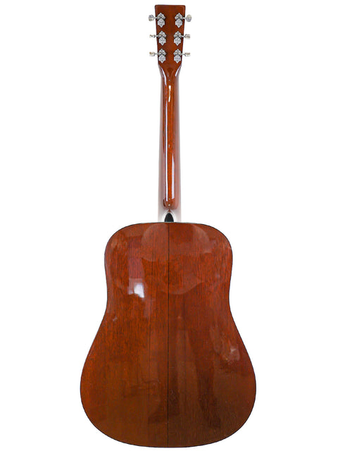 Brown Martin D-18 Authentic 1937 guitar displayed on a white background, highlighting its elegant craftsmanship and vintage appeal.