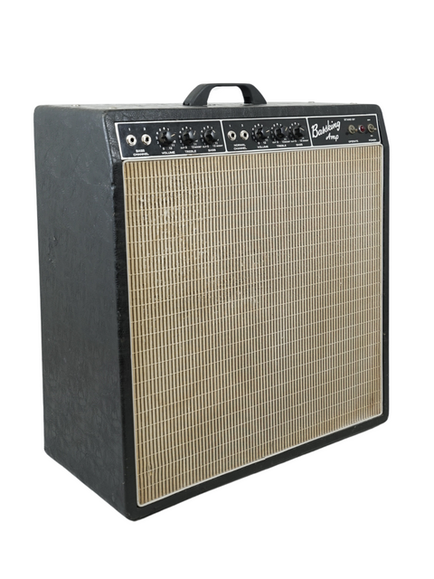 Classic 1969 Fender Rex Bassking Combo Model BA200 amplifier set on a white background.