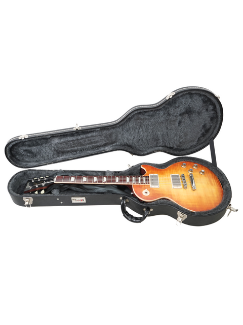 Durable hard case designed for Gibson Les Paul Standard Faded, USA 2005, ensuring safe transport and storage.