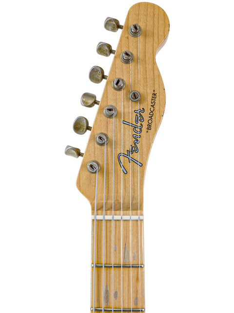 Fender Stratocaster electric guitar, featuring the 70th Anniversary Broadcaster from the Custom Shop, USA, 2020 edition.