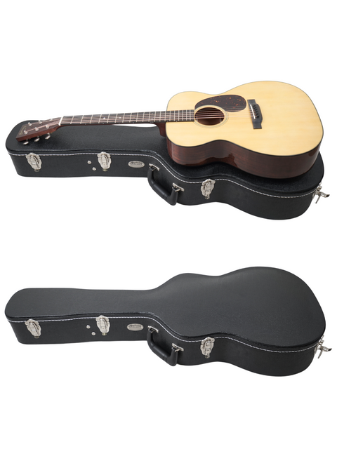 Image shows two guitars in different angles, highlighting the Martin 000-18 from the USA, 2023 edition.