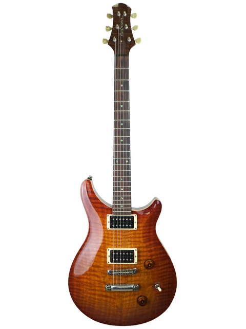 PRS Custom 24 SRT-24S-1 guitar, Belman Double Cut Grand model from 2005, featuring a sleek and stylish appearance.