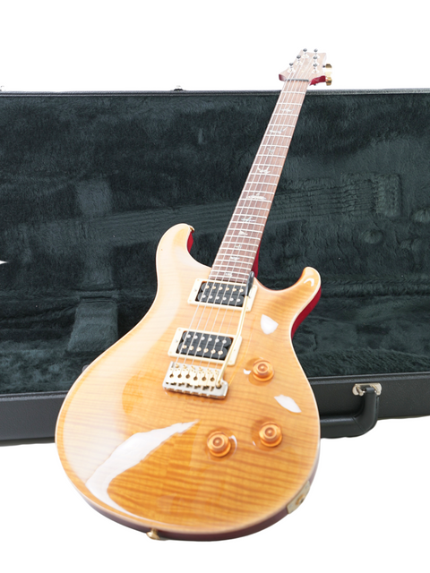 PRS Custom 24 Sunburst guitar, Brazilian Limited edition 427/500, USA, 2004, showcasing vibrant colors and exquisite craftsmanship.