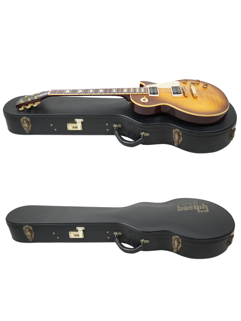 Premium hard case for Gibson Les Paul Custom, designed for the 1995 Jimmy Page Signature Honeyburst model.