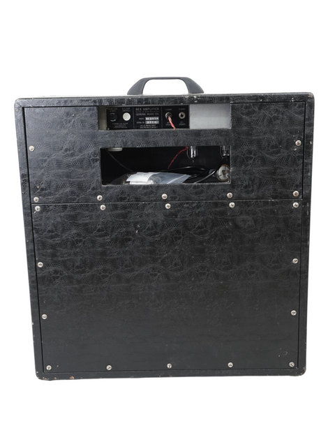 Retro Rex Bassking Combo Model BA200 from 1969, with a stylish black case, metal hardware, and a powerful speaker.