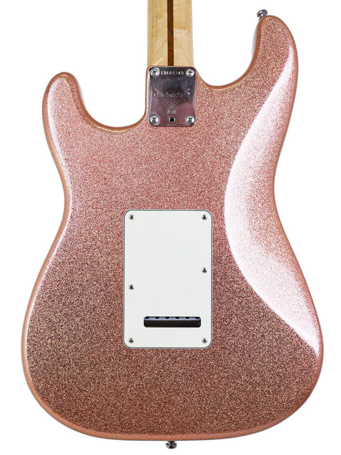 Rose gold Fender American Standard Stratocaster, a classic electric guitar from the 1994 Custom Shop collection.