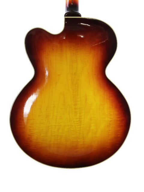1959 Gibson ES-5 Switchmaster guitar with a striking sunburst finish, exemplifying timeless design and exceptional quality.
