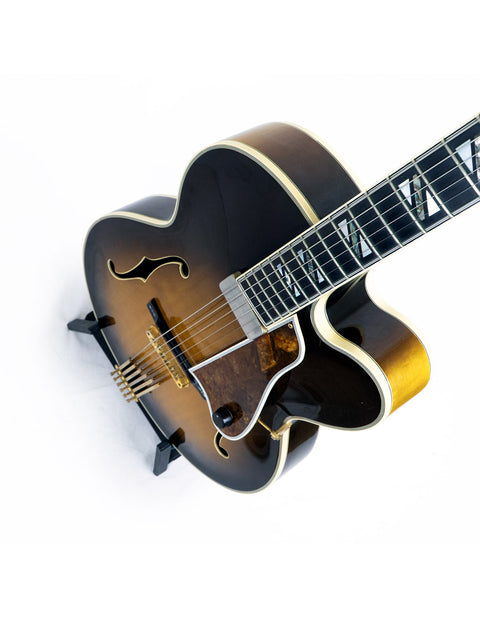 1997 Gibson Custom Shop Le Grand Archtop guitar showcased against a white backdrop.