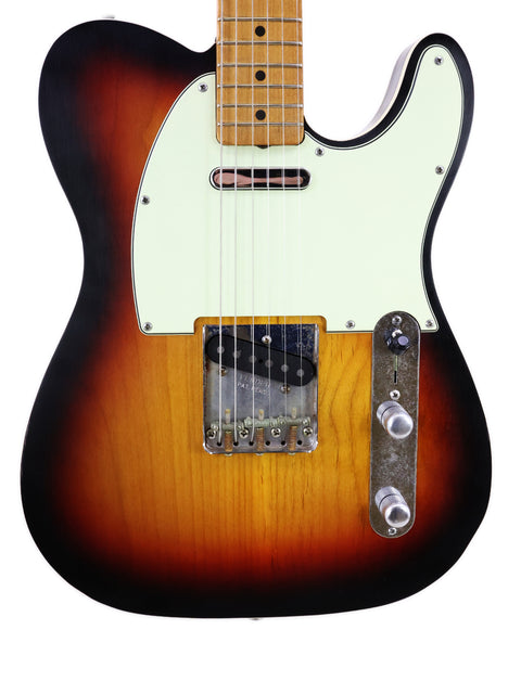 2021 Txxx Custom Style Partscaster guitar featuring a beautiful matte sunburst finish.