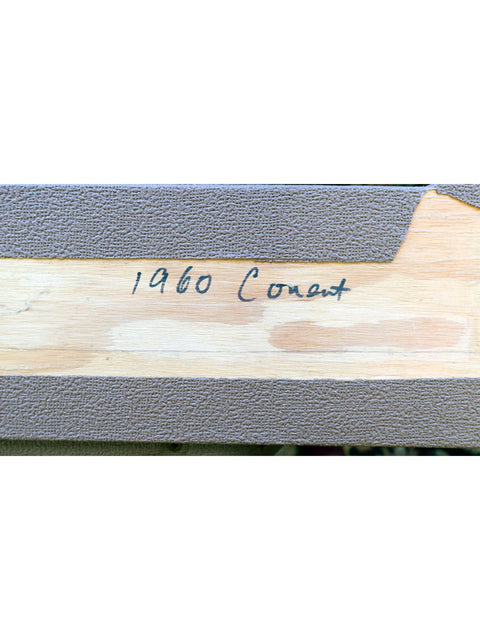 A classic 1960s coastal setting highlighted by a Fender 6G12A Concert Amp from 1961, embodying retro vibes.