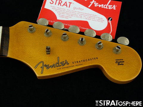 Classic Fender '60s Stratocaster in Olympic White, built with Custom Shop parts, perfect for any guitar enthusiast.