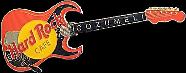 Classic Hard Rock Cafe logo with a black bison on a transparent red backdrop, representing the UK since 1964.