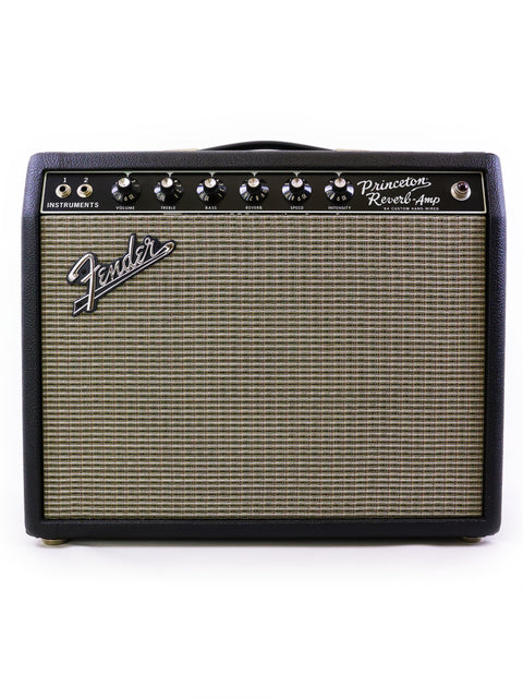 Fender '64 Custom Princeton Reverb 30W tube amplifier, a vintage piece known for its iconic tone and craftsmanship.