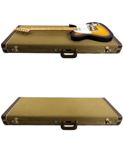 Fender custom case tailored for the American Vintage ’58 Telecaster “1st 46” Special Edition AVRI, USA, 2012 model.