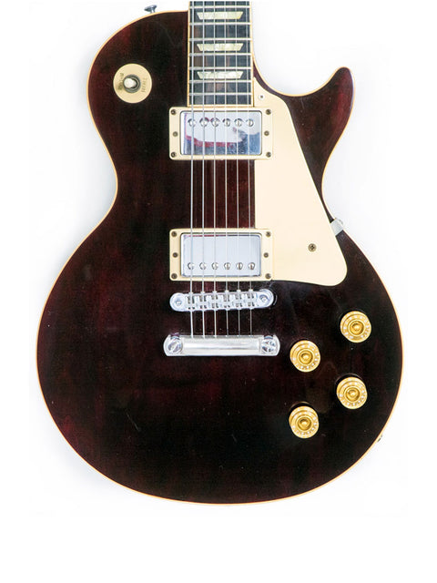 Gibson Les Paul Custom Shop guitar from 1991, showcasing its classic design and craftsmanship in a stunning display.