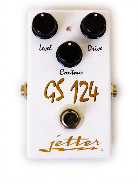 Jetter GS-1214 guitar effects pedal, a Dumble clone from 2015, showcasing sleek design and versatile sound options.