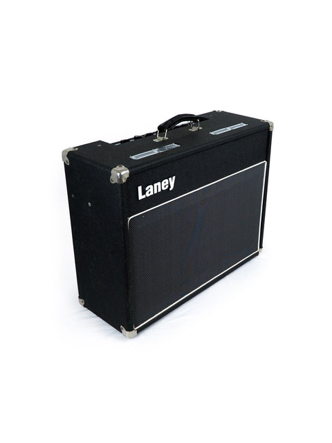 Laney LP-1 guitar amplifier, featuring a vintage look and delivering powerful Class A sound for musicians.