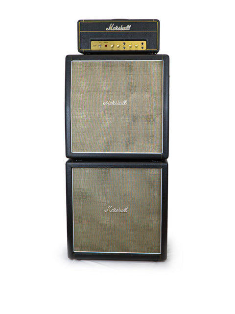 Marshall 2061X Lead & Bass 20 Handwired Amp Head & Stack displayed on a clean white background.