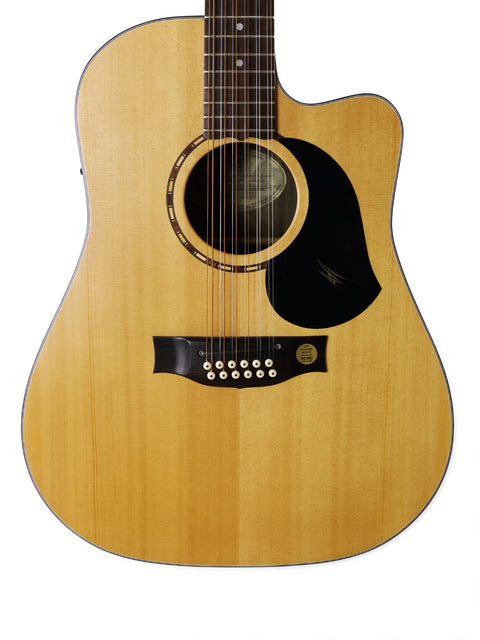 Maton EM425C 12-string acoustic guitar from Australia, 2009, set against a simple white backdrop.