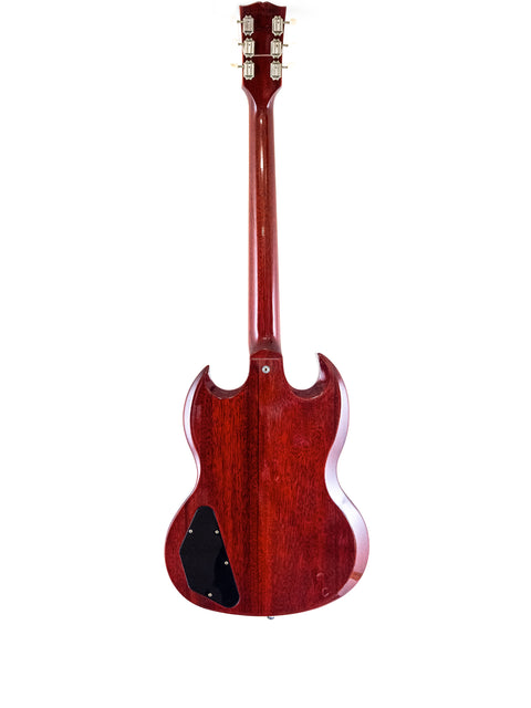 Stunning red Gibson SG Classic guitar against a clean white background, perfect for musicians and collectors alike.