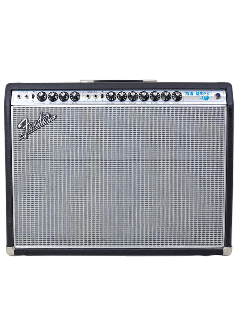 The Fender Super Reverb II, a vintage-style amplifier, known for its powerful tone and iconic look, ideal for live performances.