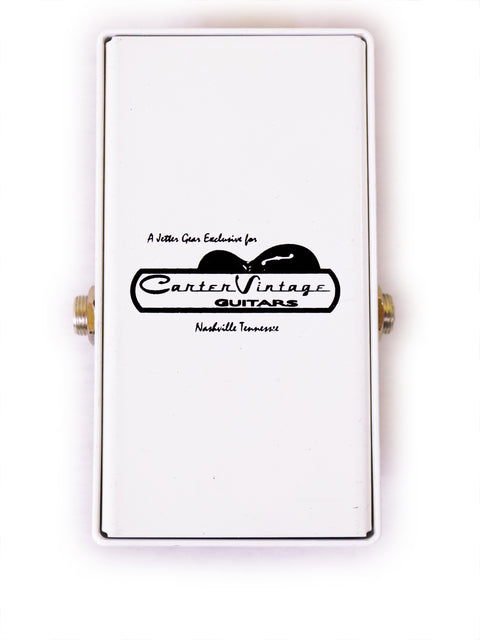 The image shows a white box displaying the Santa Vista Guitar Company logo, linked to the Jetter GS124 Dumble Clone Pedal.