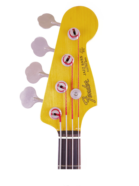 Vintage 1986/87 Fender Jazz Bass 4-string, made in Japan, featuring a stylish body and iconic sound.