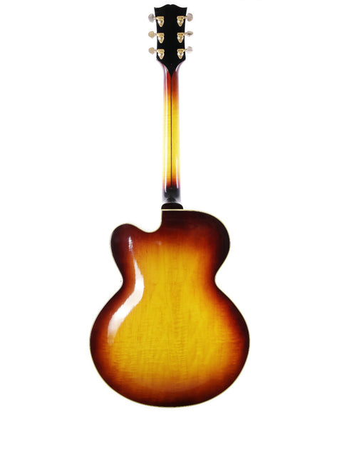 Vintage Gibson ES-5 Switchmaster guitar with a stunning sunburst finish, showcasing its classic 1959 design and craftsmanship.