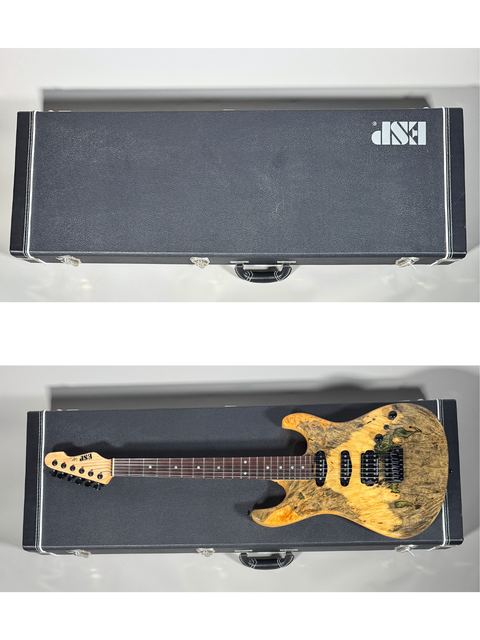 ESP Snapper CTM Custom Shop Buckeye Burl HR - Japan 2022