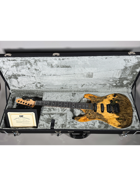 ESP Snapper CTM Custom Shop Buckeye Burl HR - Japan 2022