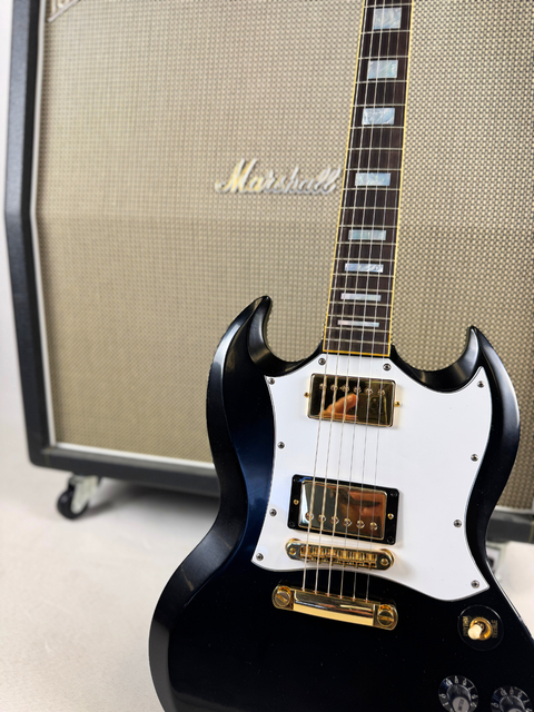 Gibson Custom Shop SG Custom with 'Back in Black' Upgrades - USA 2022