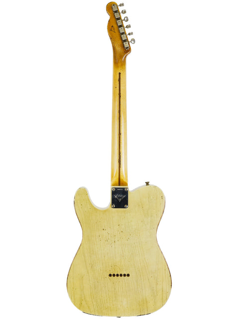 1961 Fender Telecaster electric guitar, a 2020 Masterbuilt Nocaster by Kyle McMillin, celebrating 70 years of craftsmanship.
