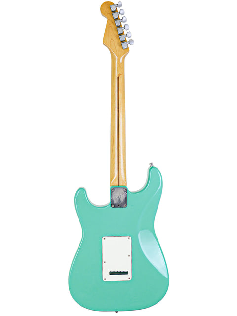 1989 Fender American Standard Stratocaster electric guitar, model Strat Plus Deluxe, highlighting its iconic shape and craftsmanship.