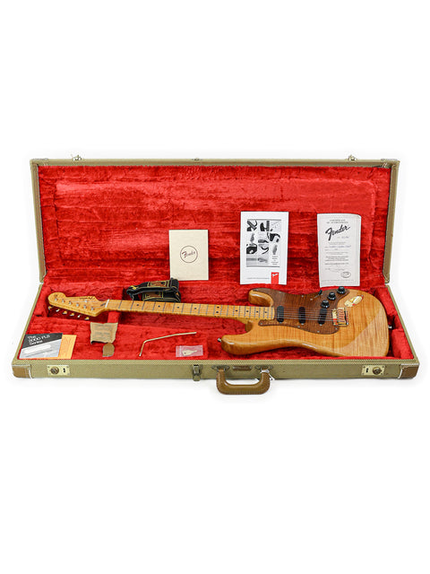 1992 Fender Custom Shop 'Clapton' Stratocaster featuring a sleek maple neck, expertly built by John English in the USA.