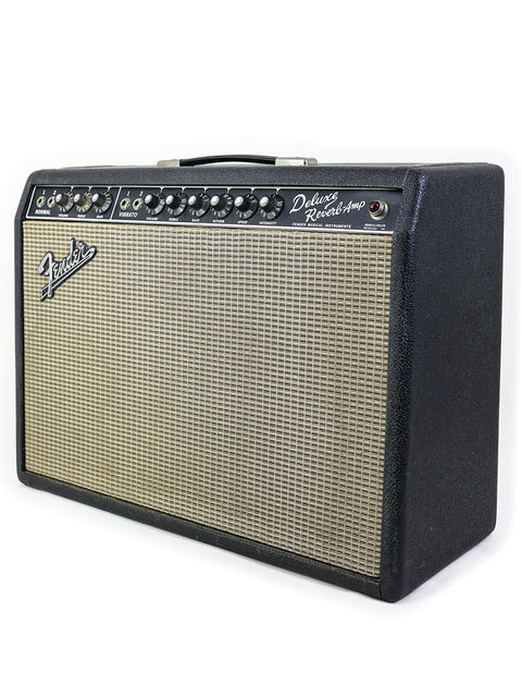 SOLD - Vintage Fender Deluxe Reverb Blackface Combo  – USA 1967